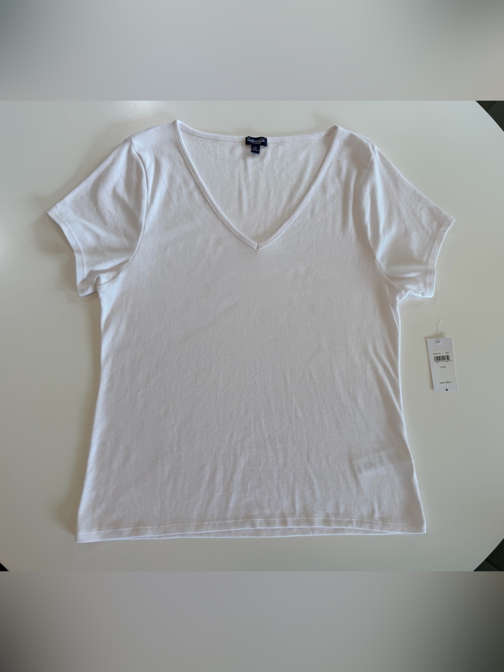 Splendid cotton-blend v-neck T-shirt